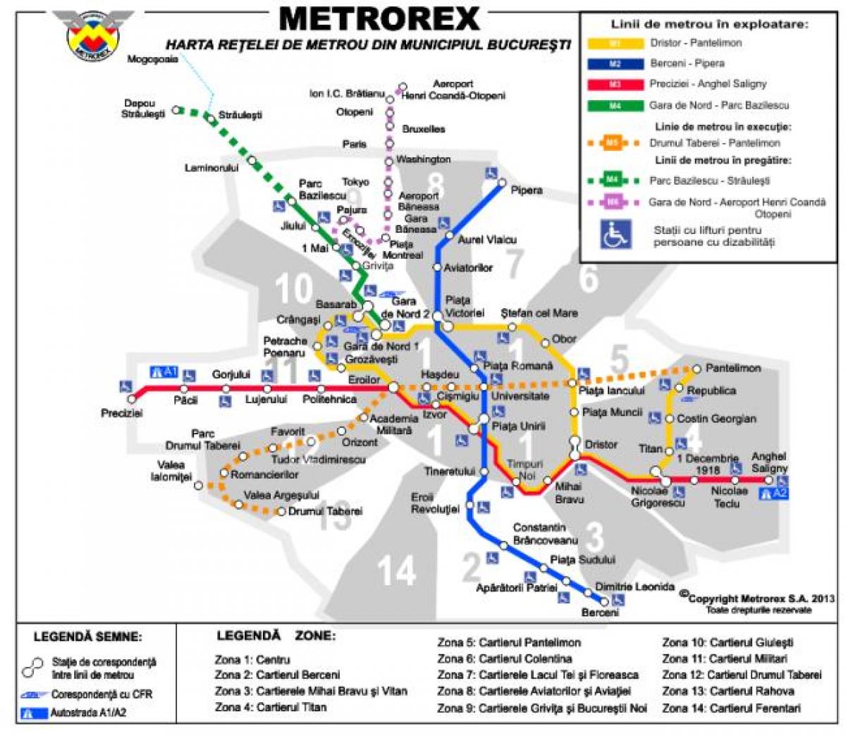 bucharest peta kereta bawah tanah