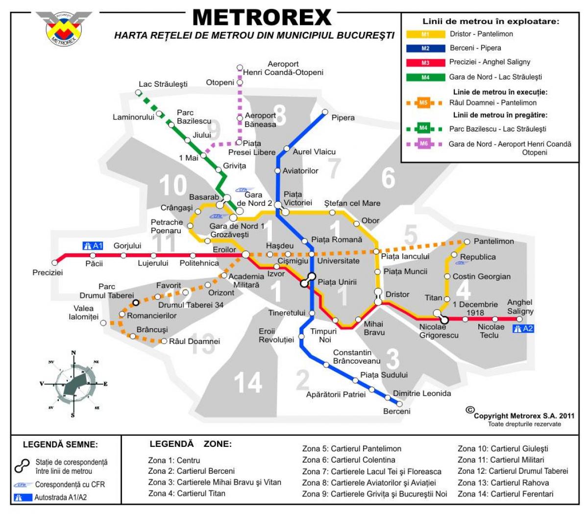 Peta metrorex 